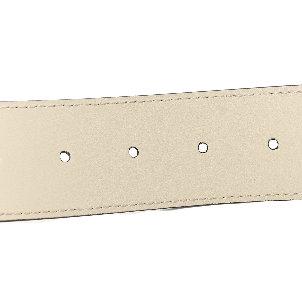 Calfskin Double G 40mm Belt 80 32 Mystic White