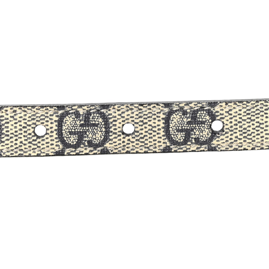 GG Supreme Monogram Jackie 1961 15mm Belt 70 28 Beige Blue