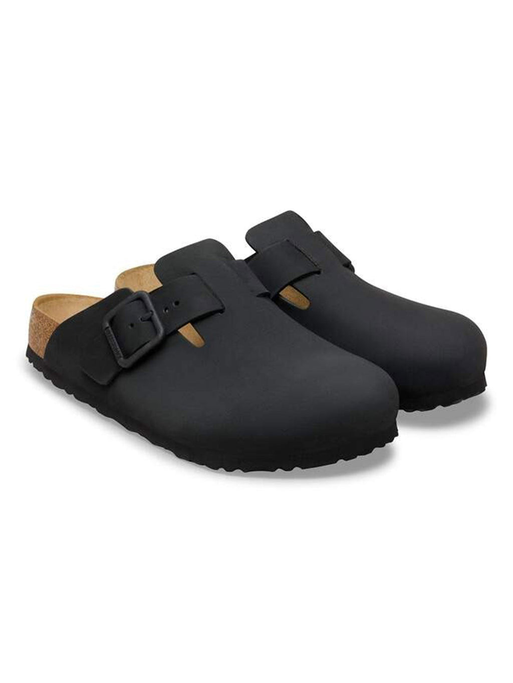 Boston Wire Buckle Nubuck R Black Shoes