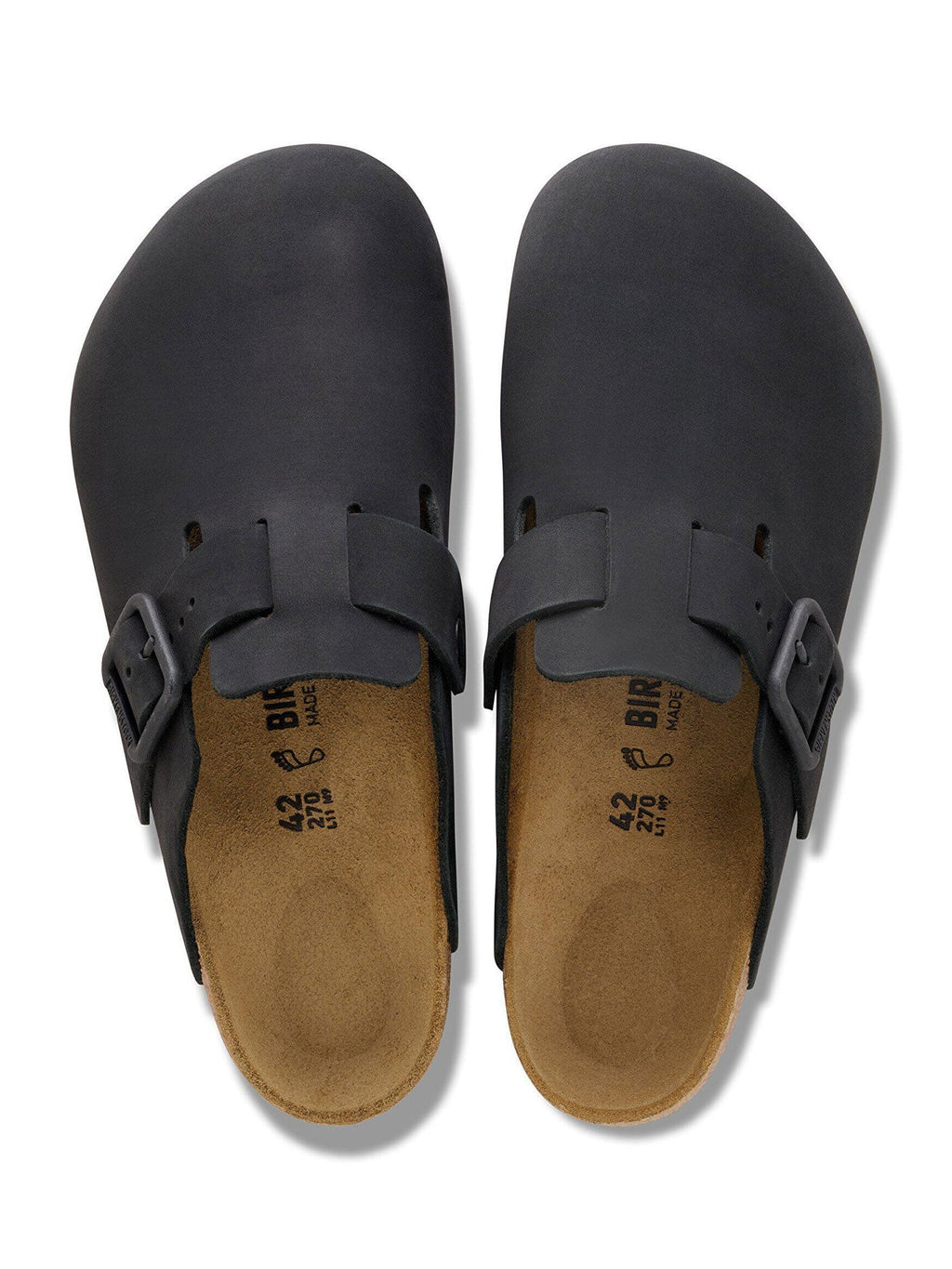 Boston Wire Buckle Nubuck R Black Shoes