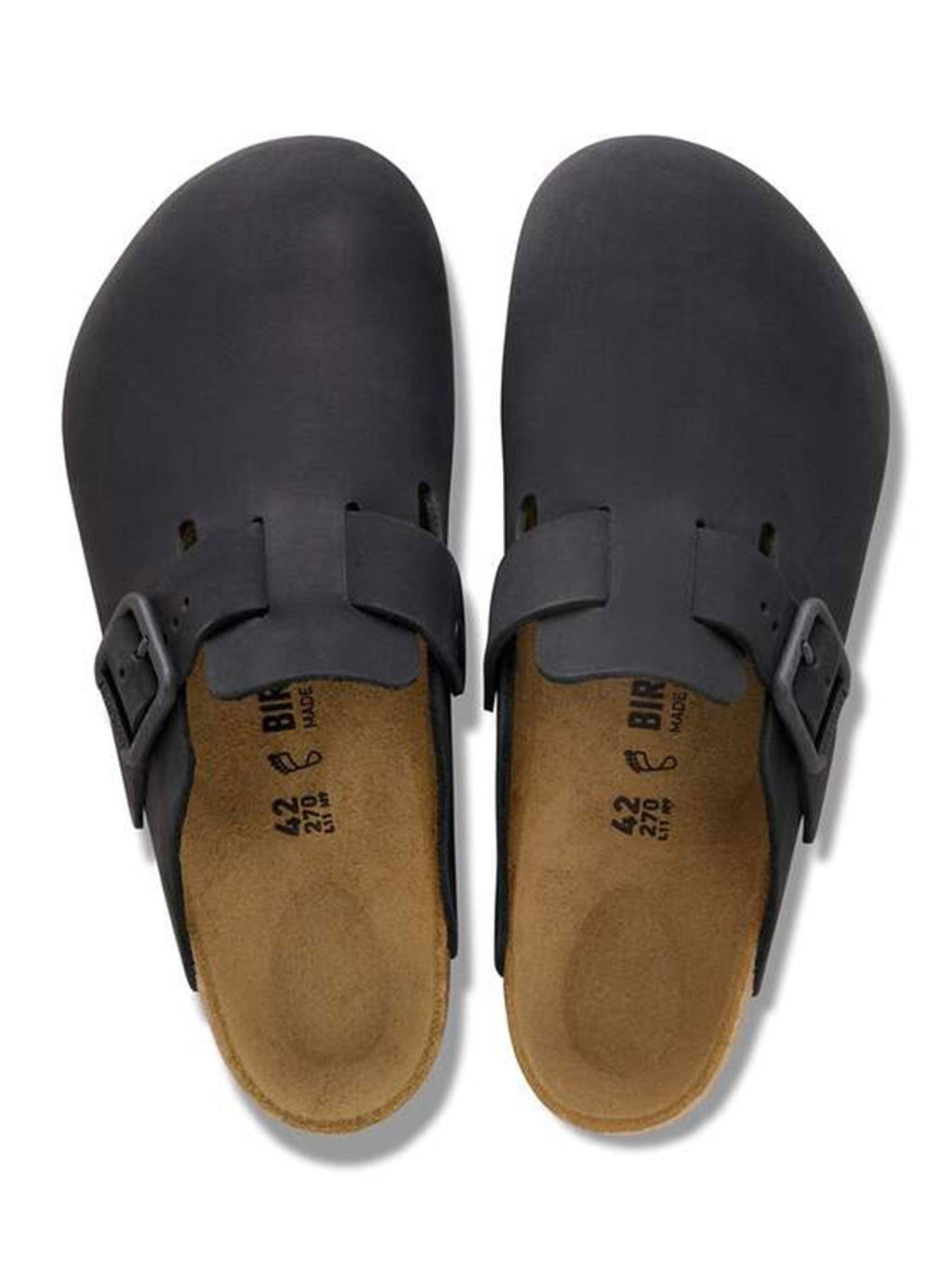 Boston Wire Buckle Nubuck R Black Shoes