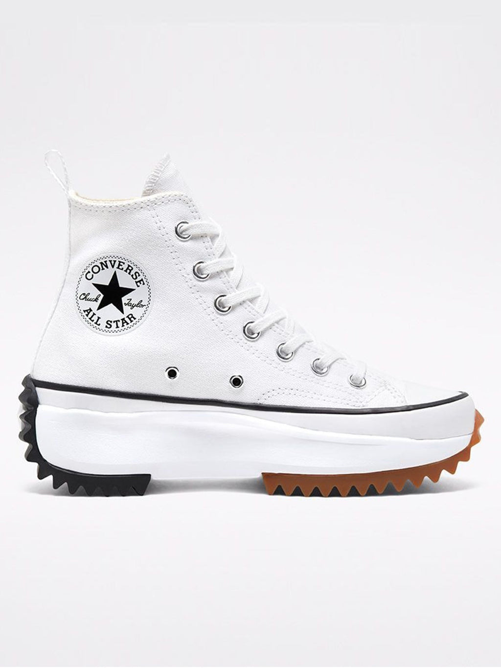 Run Star Hike Hi White/Black/Gum Shoes