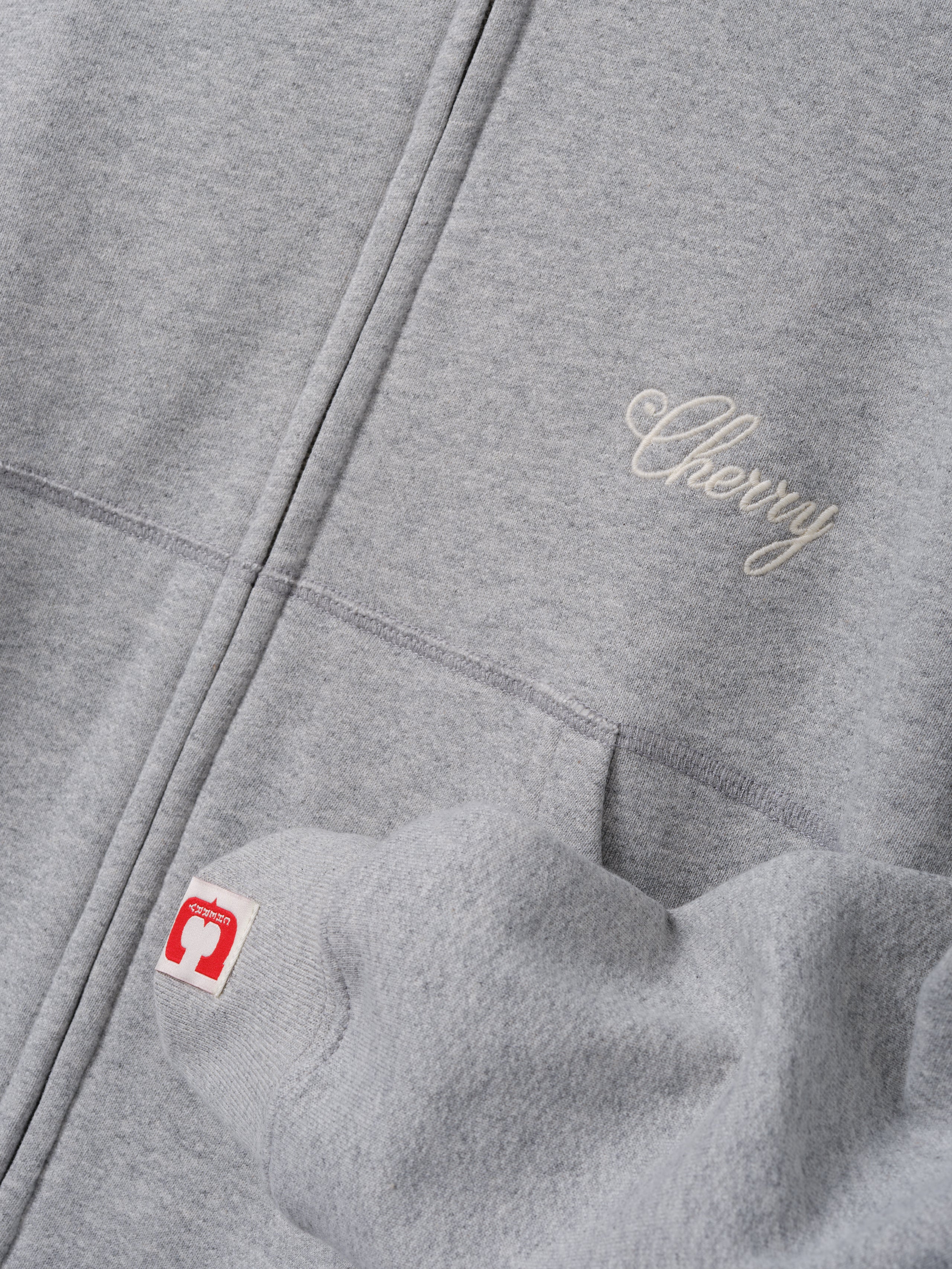 American Classic Zip Hoodie (Heather Grey)