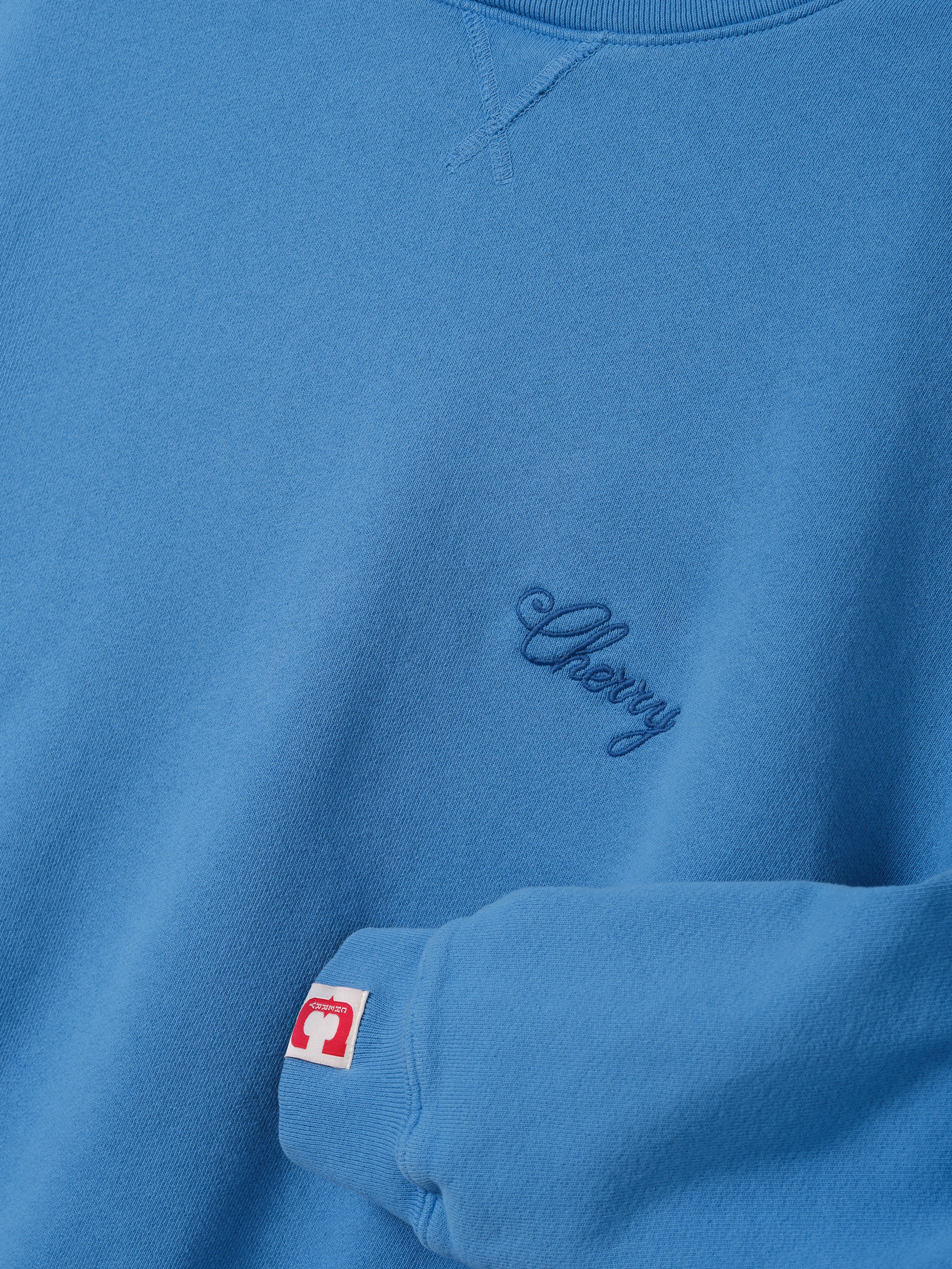American Classic Crewneck (Steel Blue)