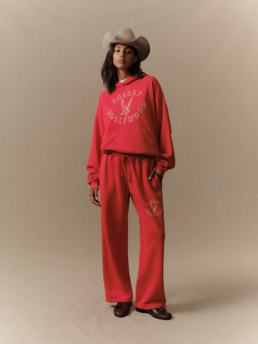 Hollywood Pullover Hoodie (Tomato)