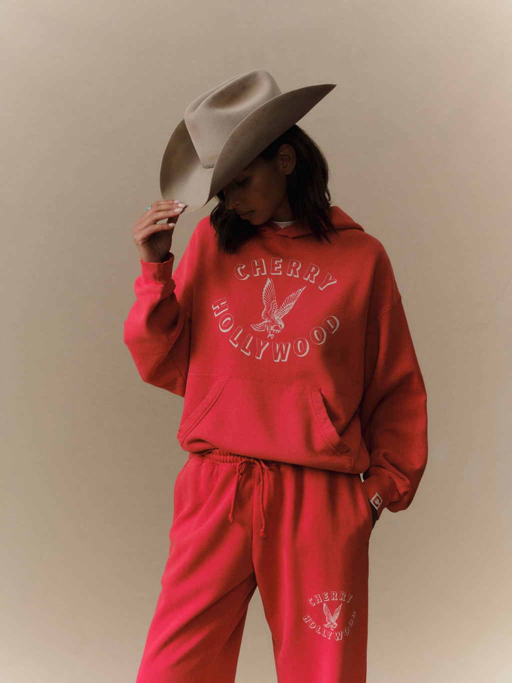 Hollywood Pullover Hoodie (Tomato)