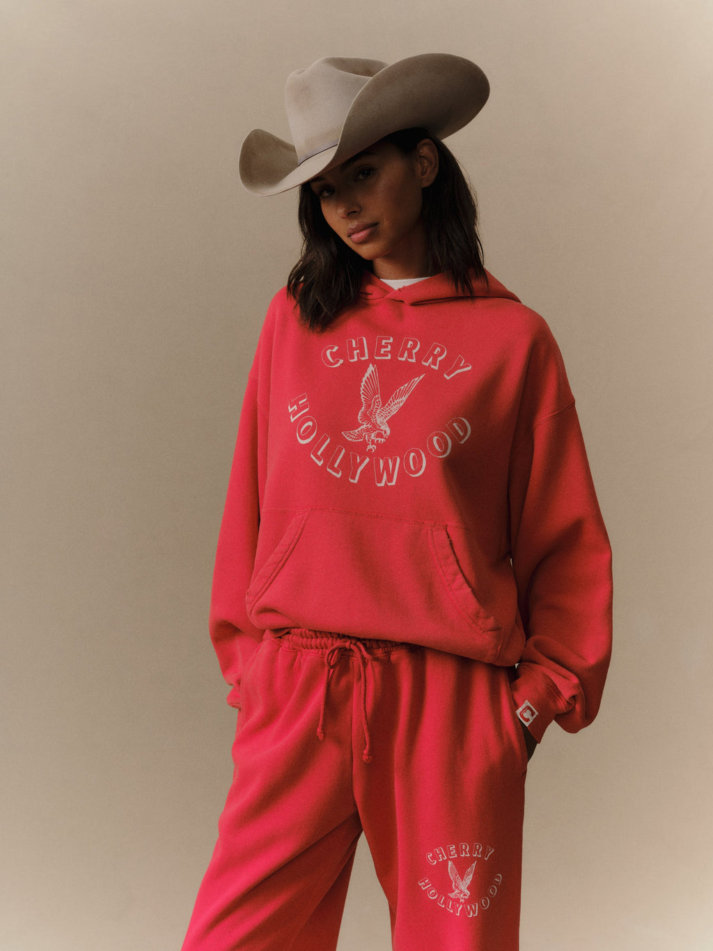 Hollywood Pullover Hoodie (Tomato)