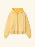 Western Athletic Zip Up Hoodie (Sun Yellow)