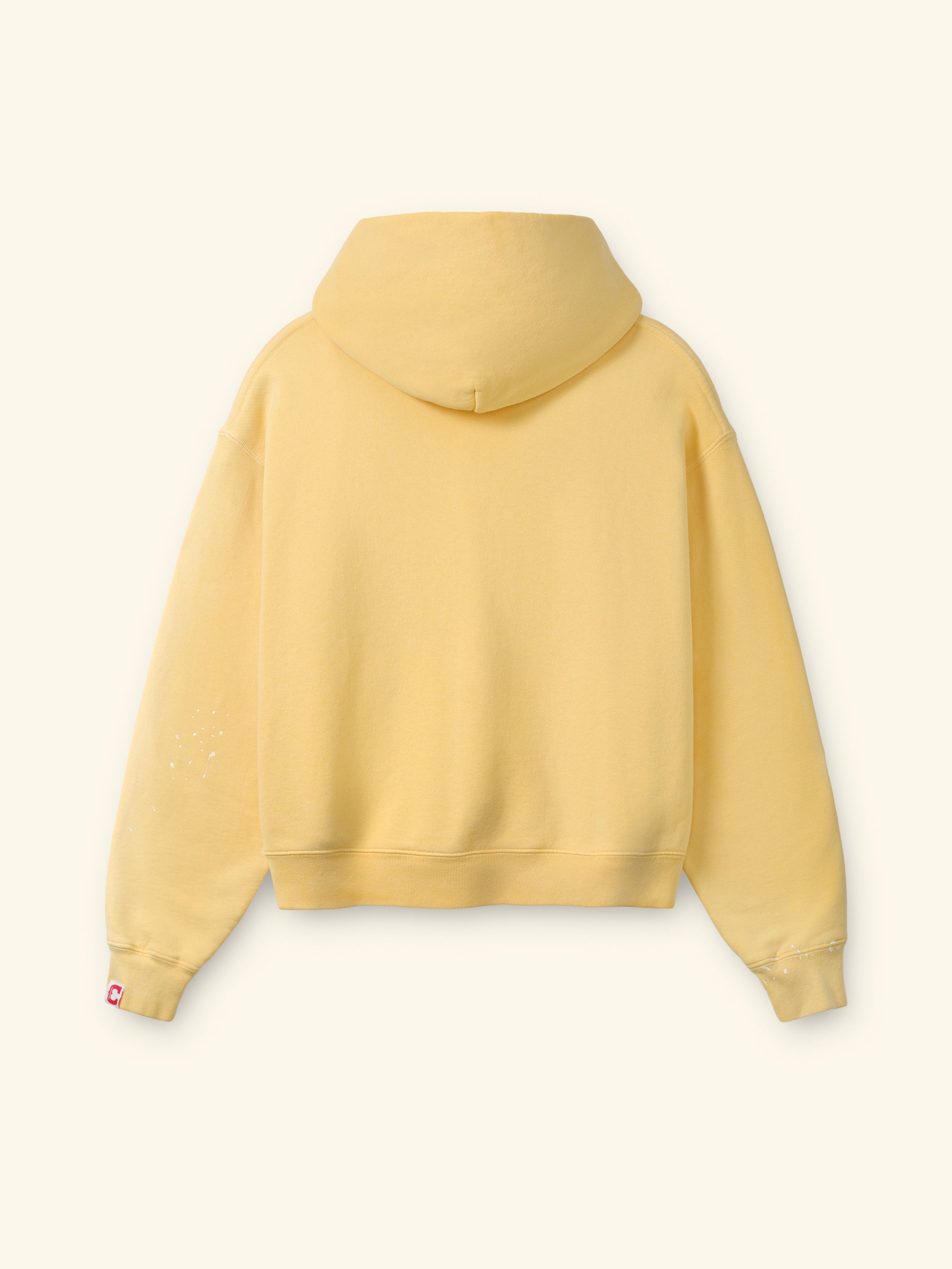 Western Athletic Zip Up Hoodie (Sun Yellow)