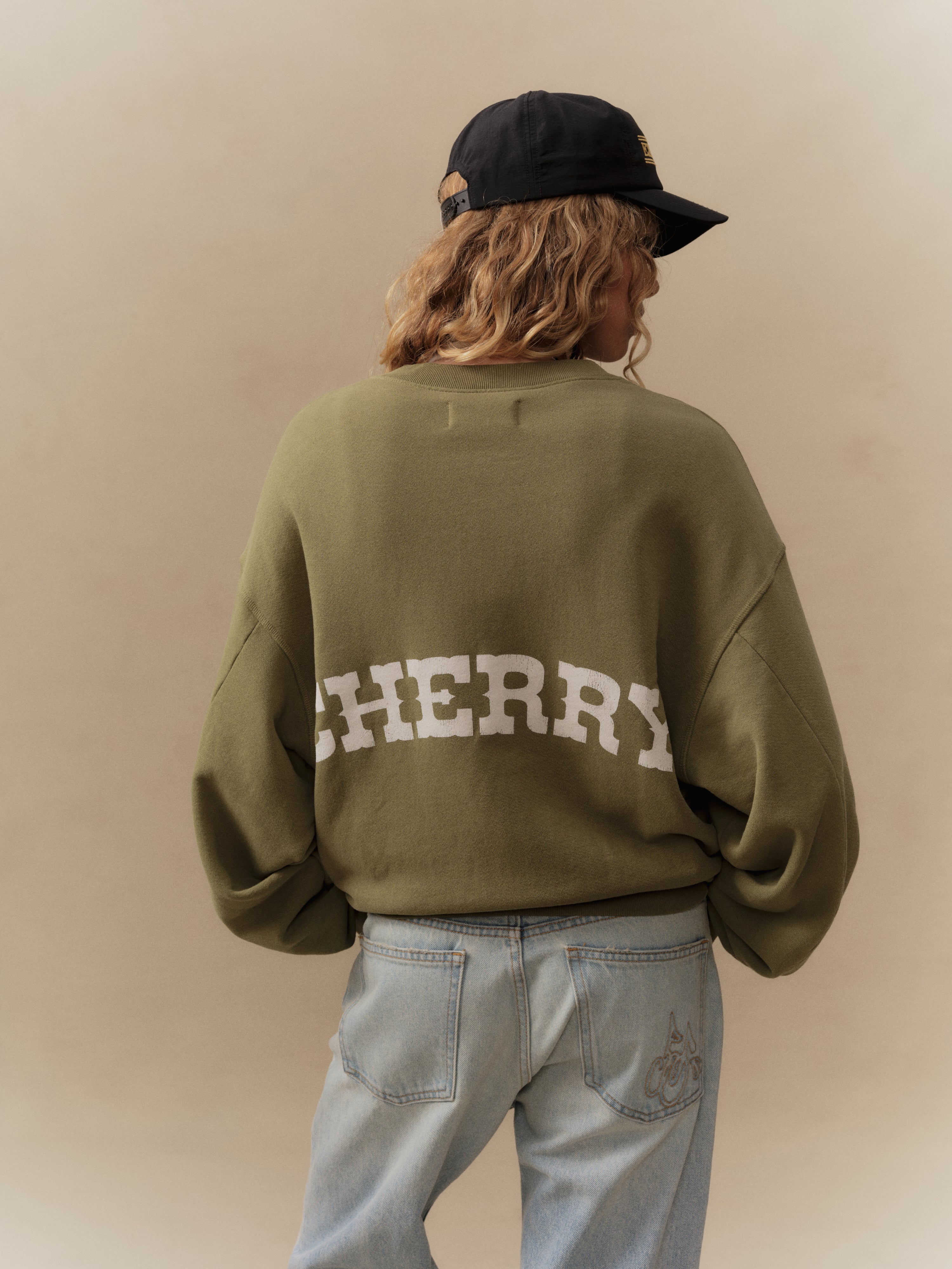 Gecko Zip Up Crew (Cactus)