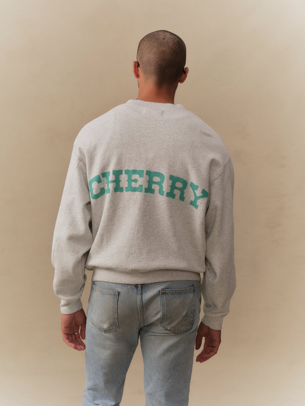 Gecko Zip Up Crew (Heather Grey)