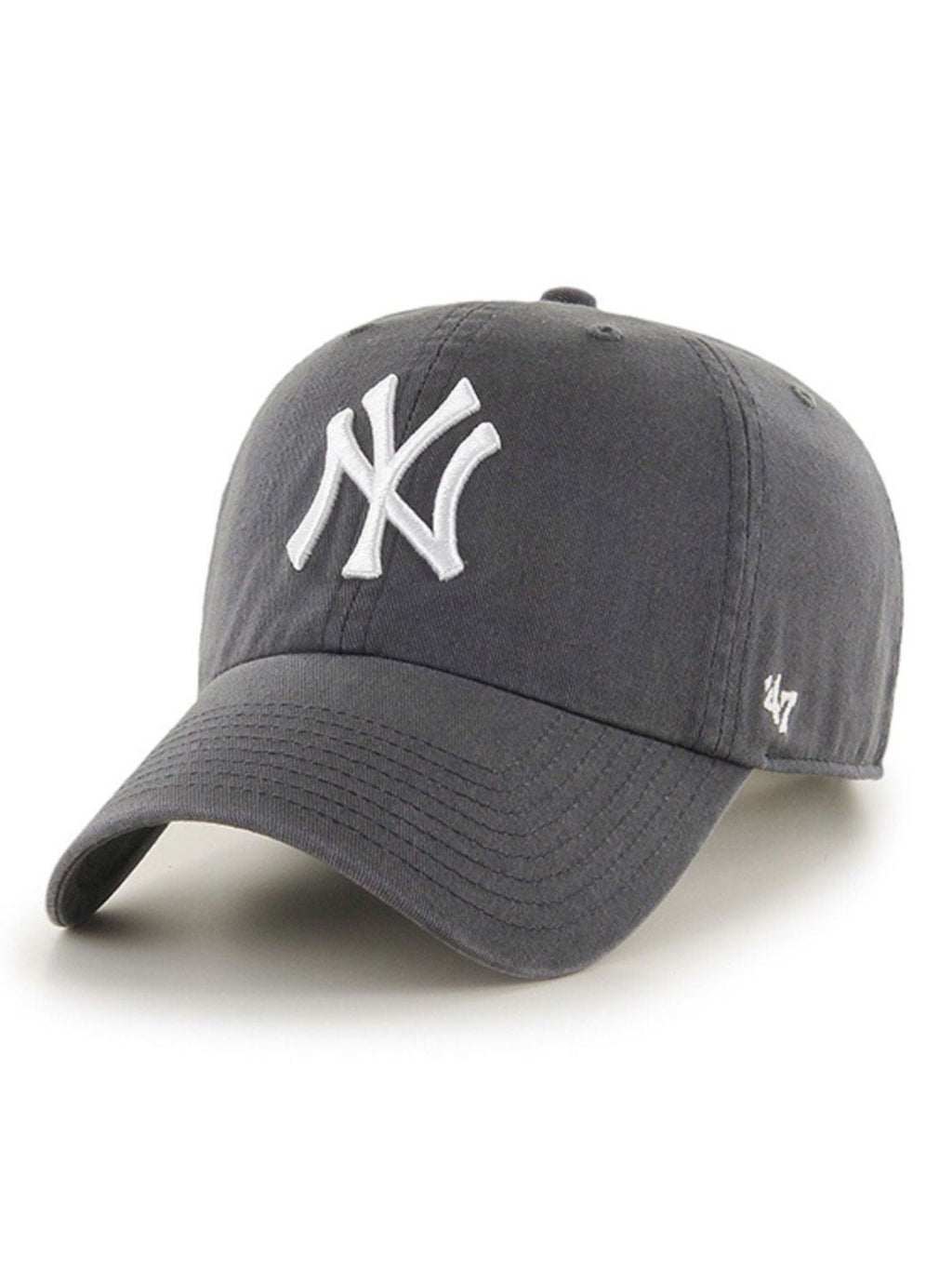 MLB Clean Up Graphite New York Yankees Hat
