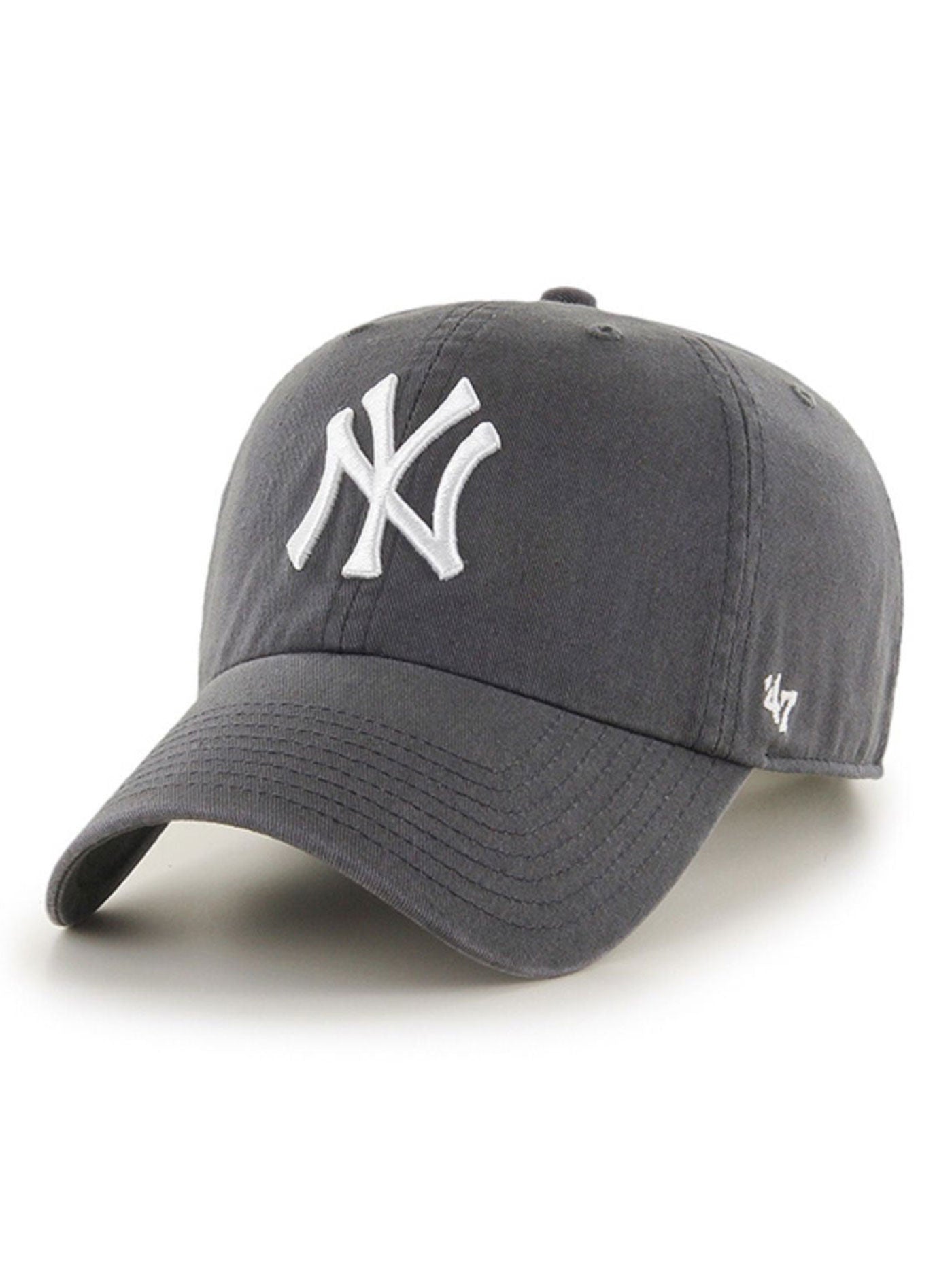 MLB Clean Up Graphite New York Yankees Hat