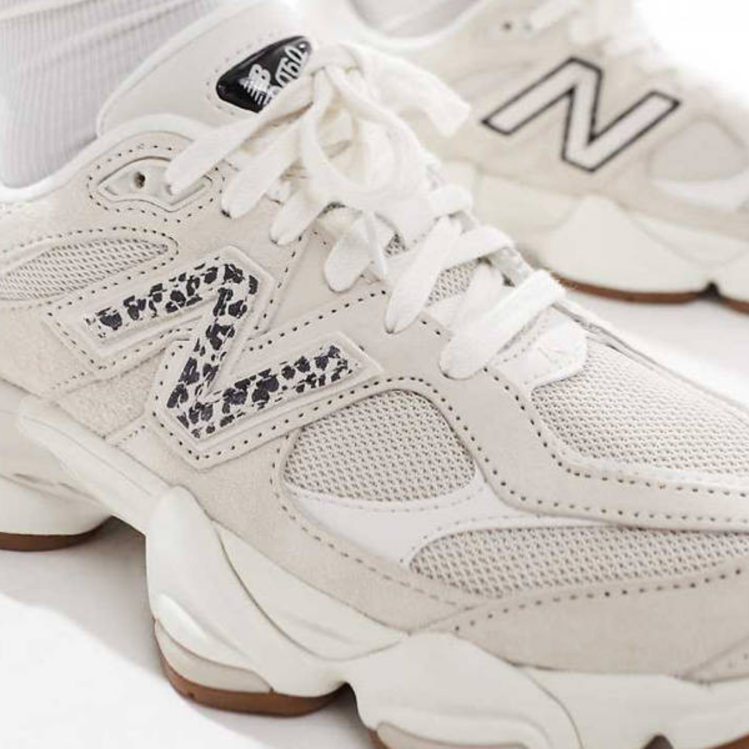NB - 9060 "Beige Leopard Print Detail"