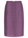 Gucci Morsetto Skirt — Purple