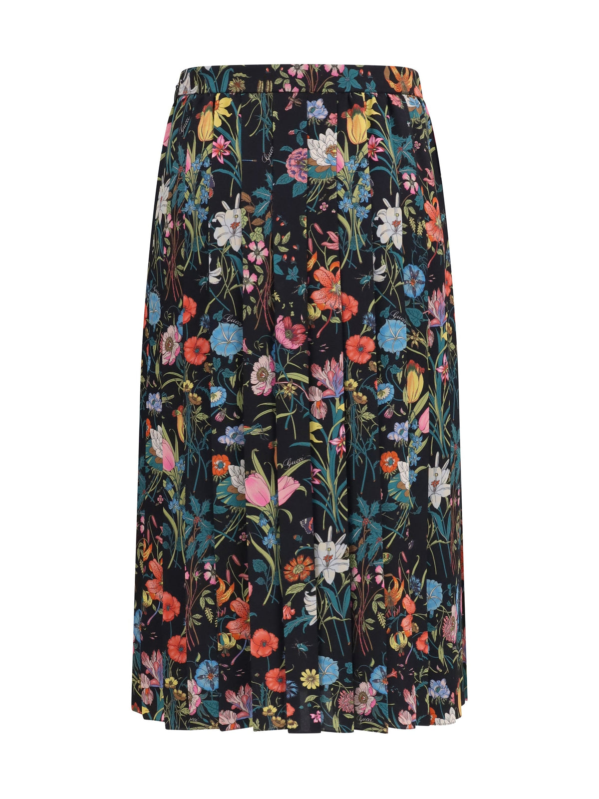 Gucci Flora Skirt — Black