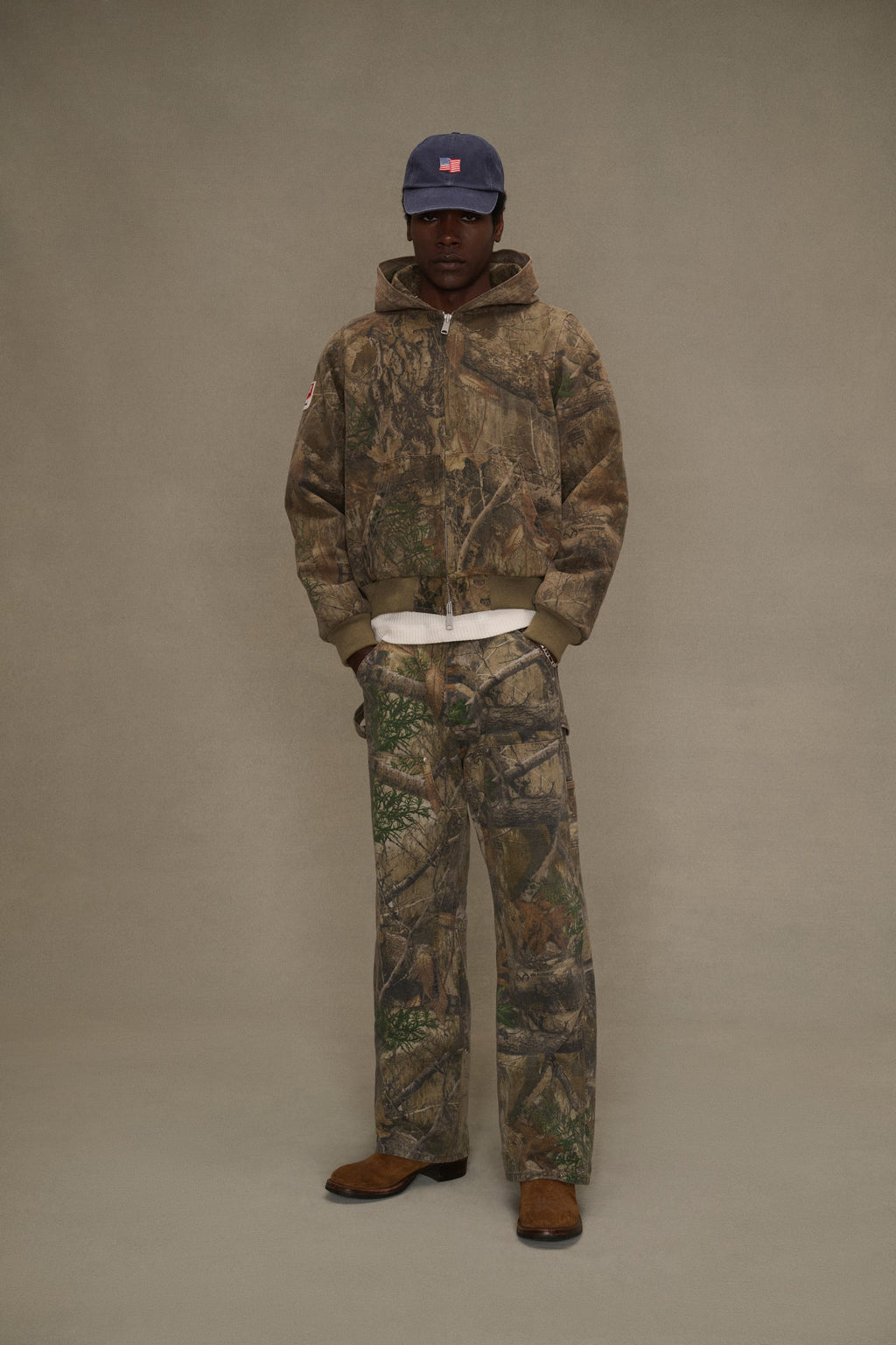 Hooded Work Jacket (Real Tree Camo)