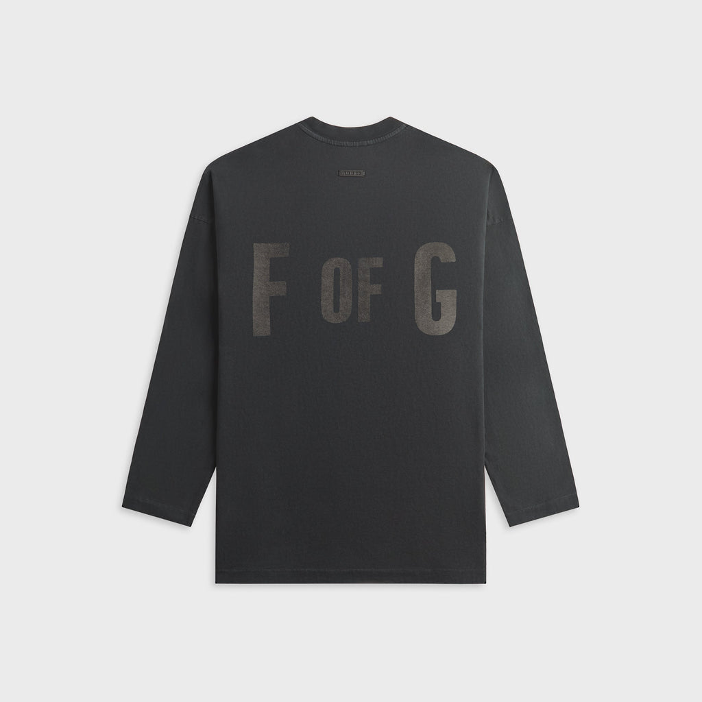 Fear of God F OF G Long Sleeve Tee - Black