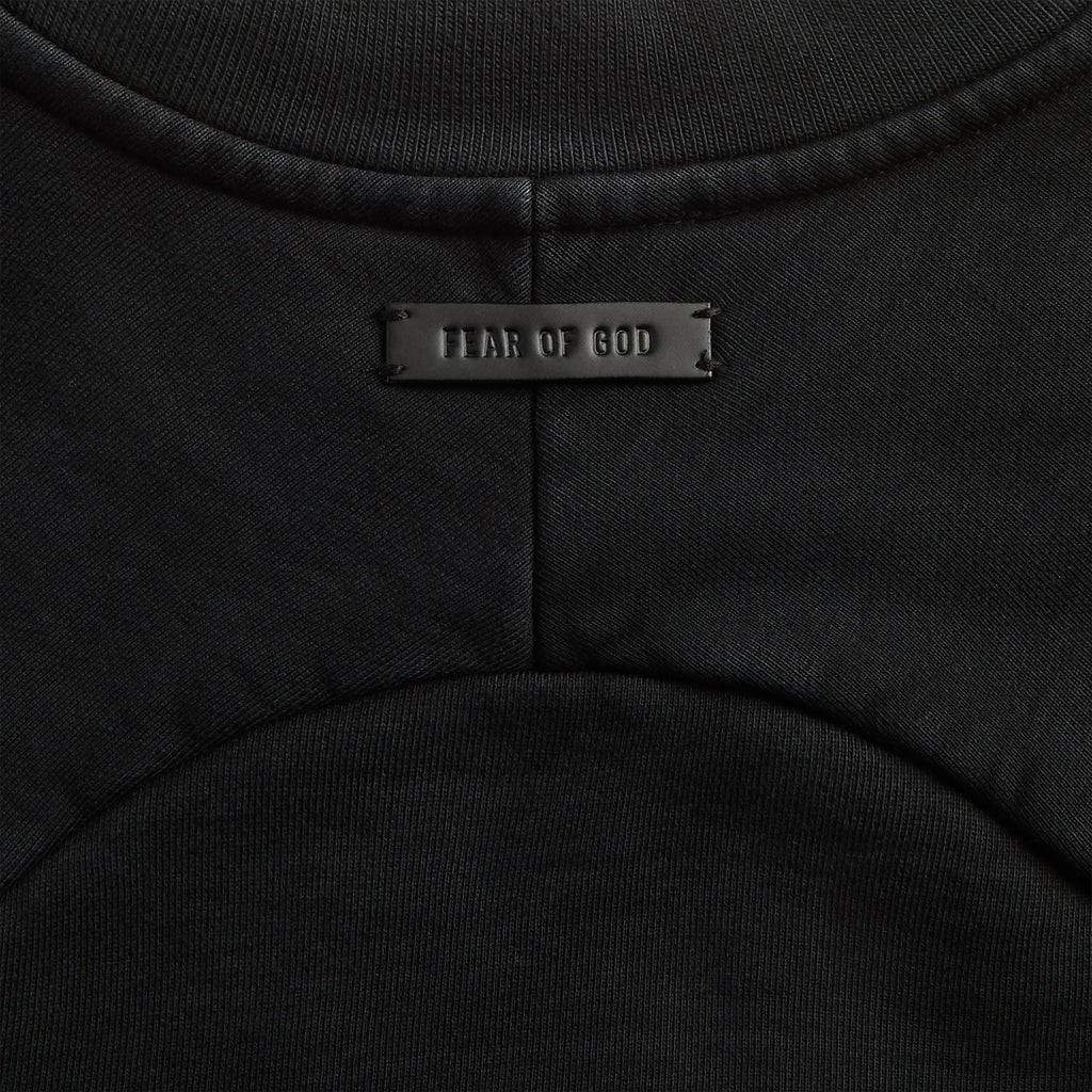 Fear of God Sunfaded Classic Half Raglan Sweatshirt - Black