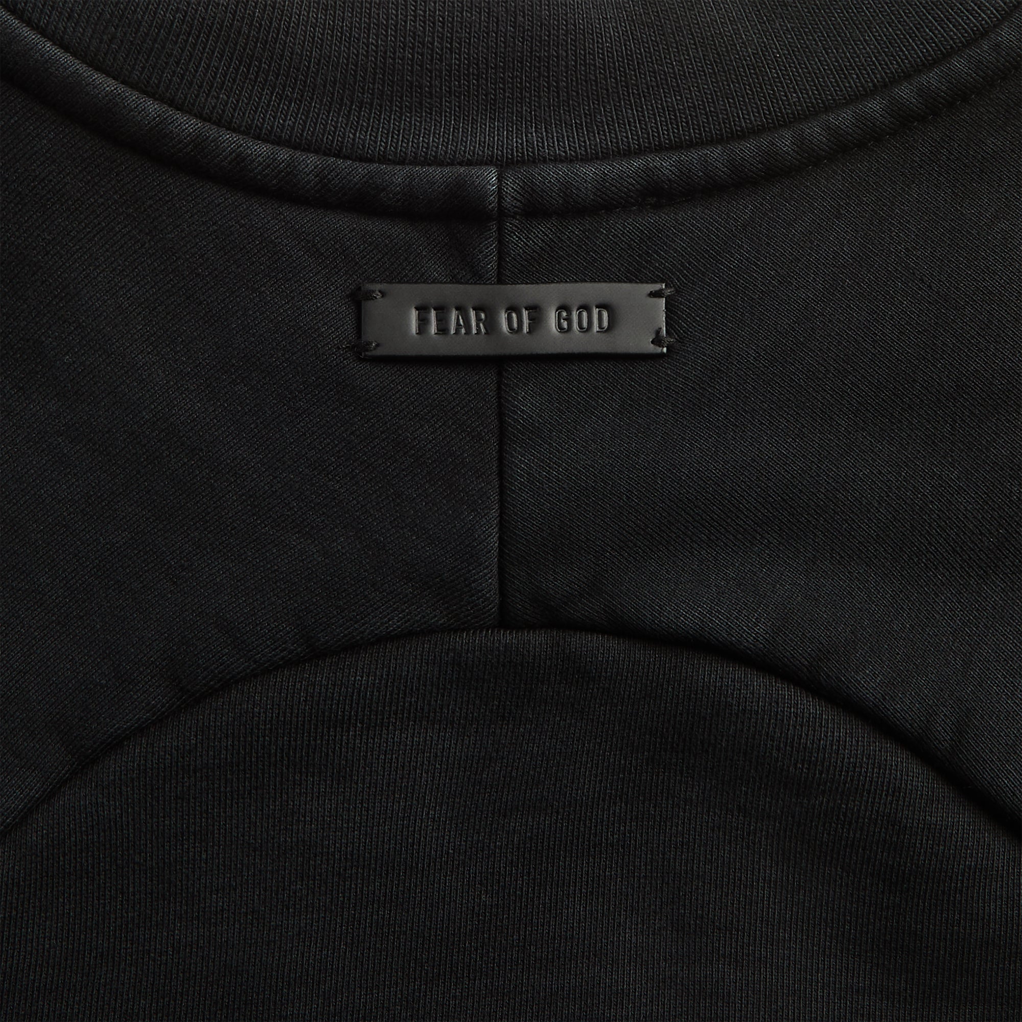 Fear of God Sunfaded Classic Half Raglan Sweatshirt - Black