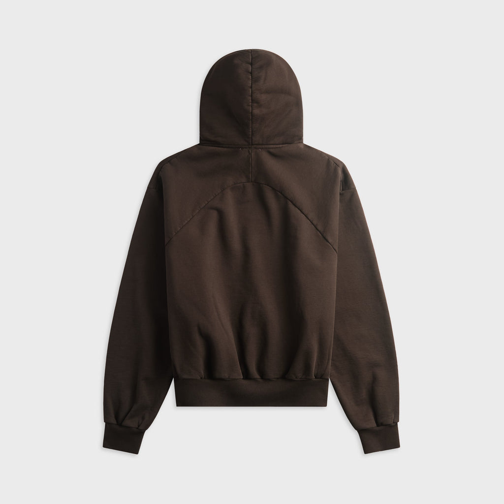 Fear of God Classic Half Raglan Hoodie - Dark Brown