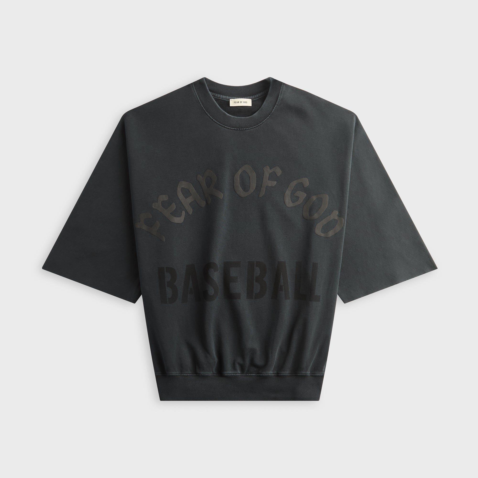 Fear of God Baseball Cut Sleeve Sweatshirt - Black