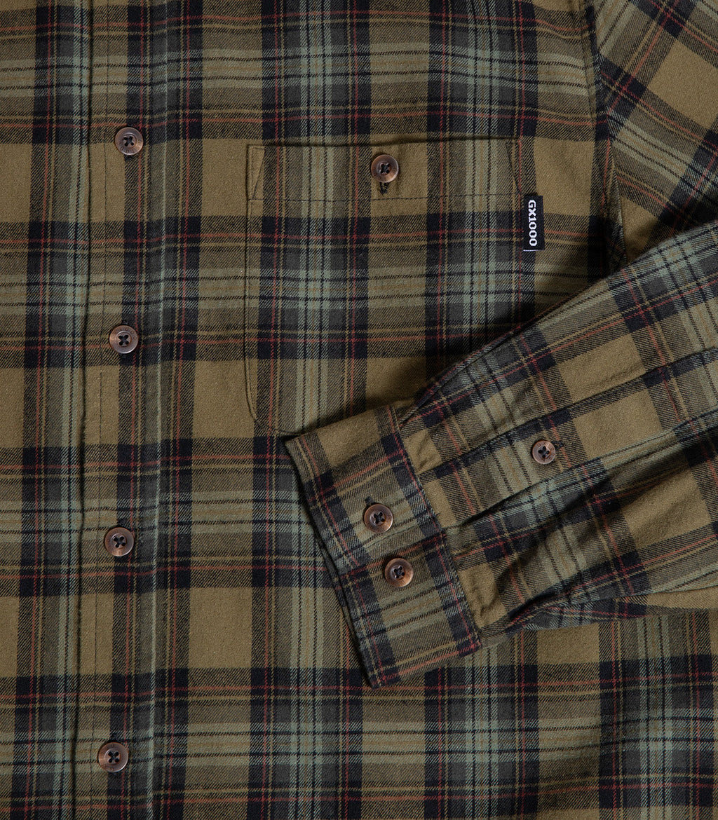 GX1000 Long Sleeve Button Down Flannel