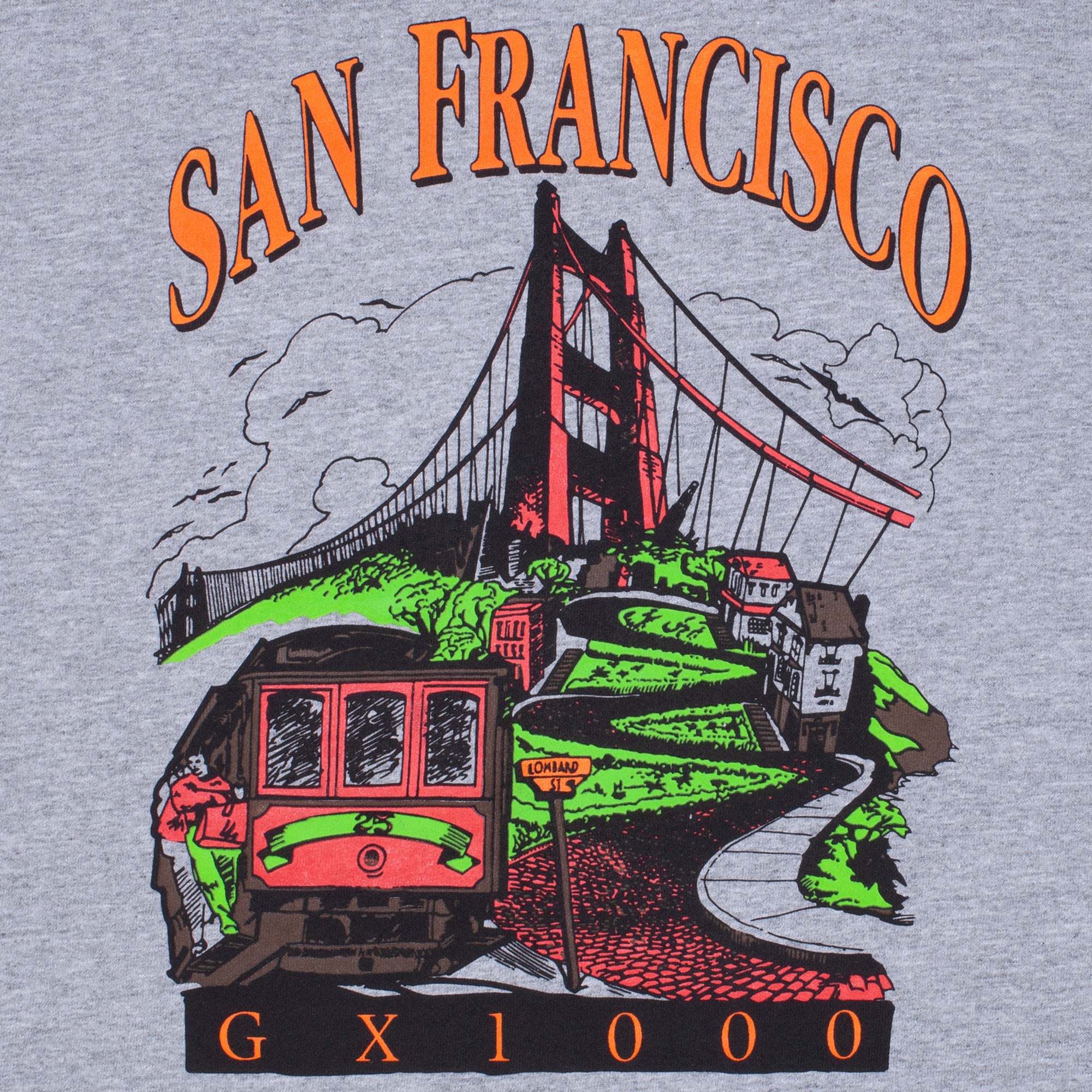 Tourist Tee [Heather Grey]