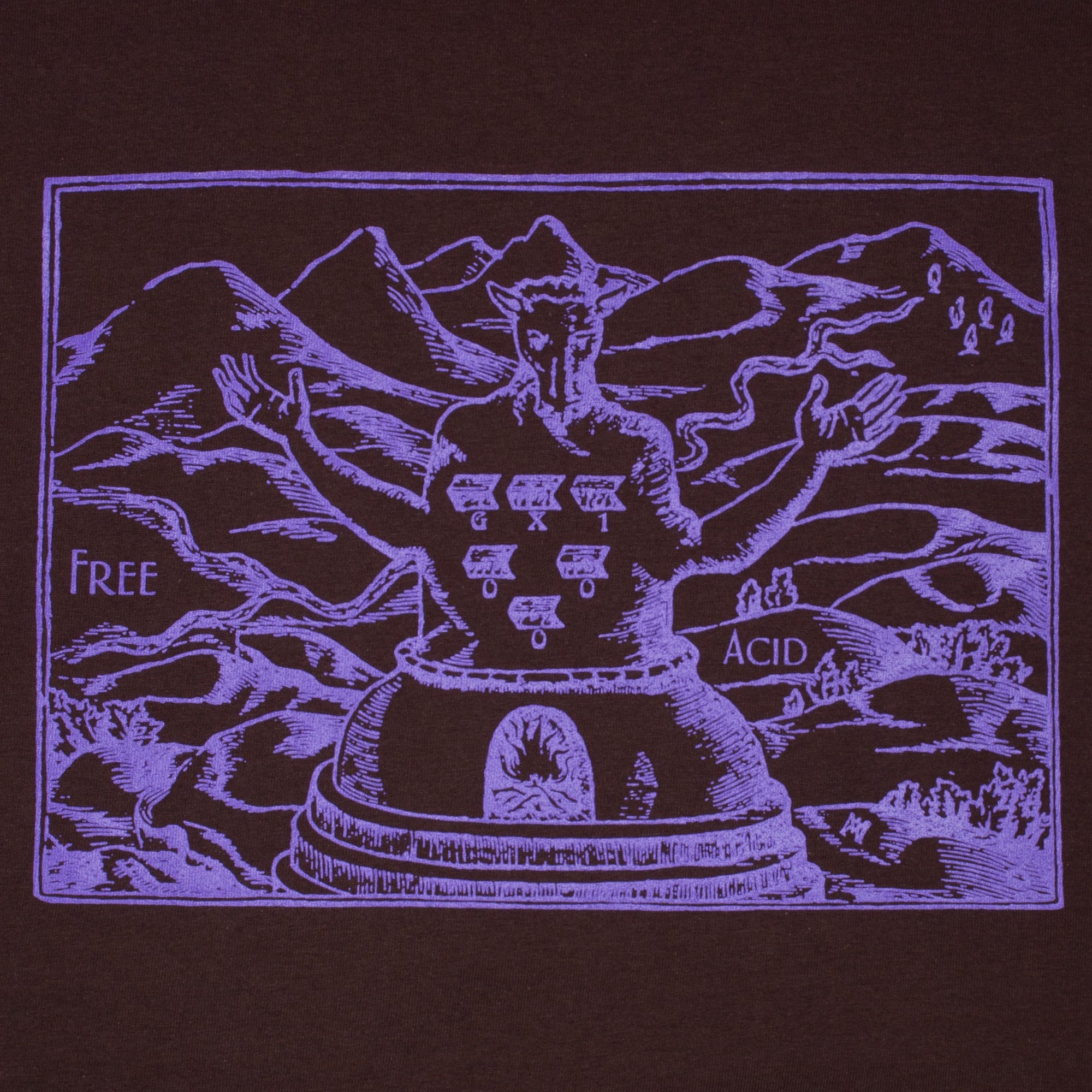 Free Acid Tee [Brown]