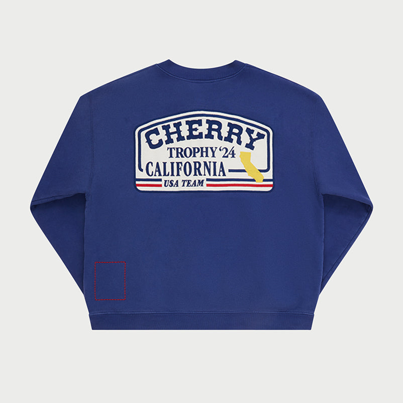 Trophy Henley Crewneck