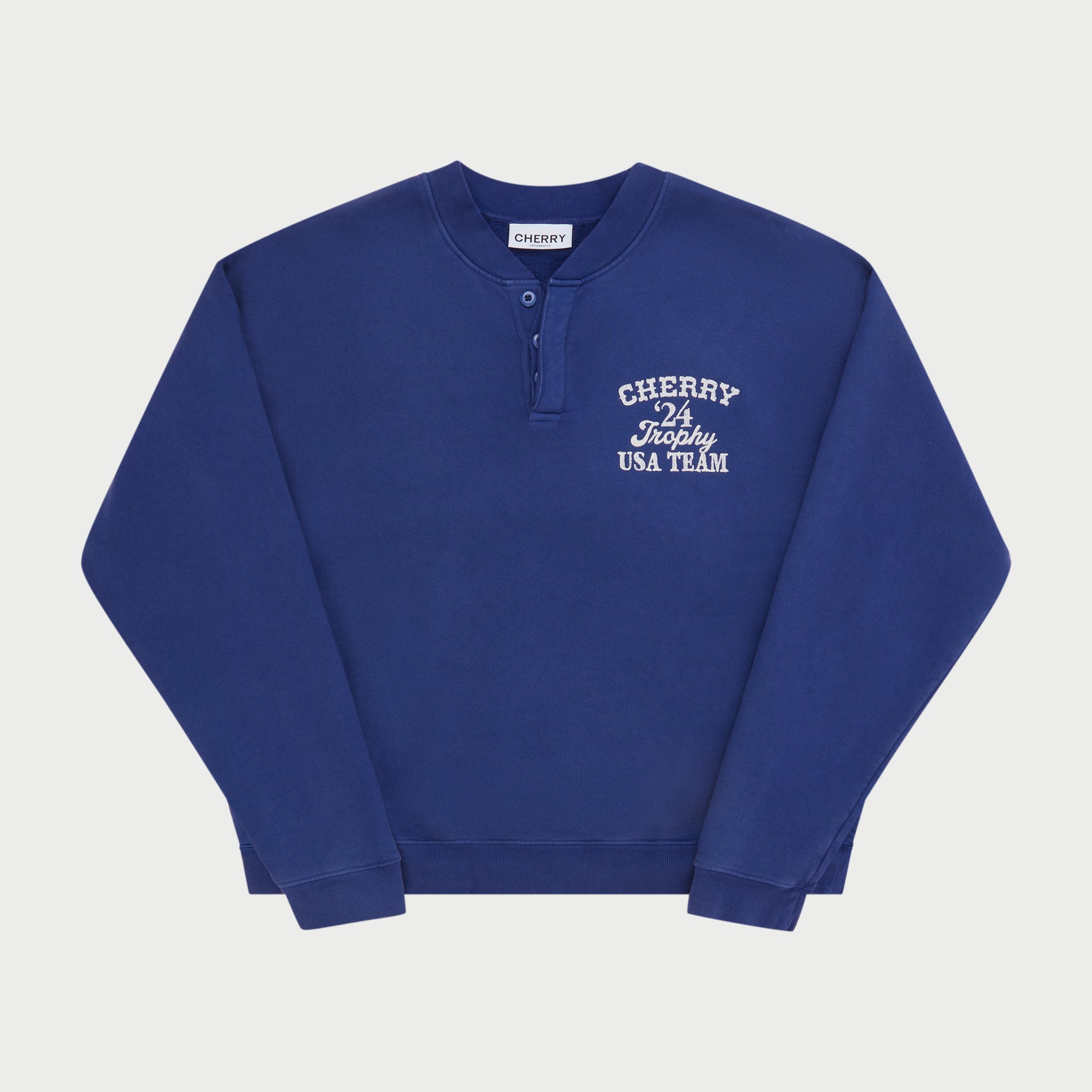 Trophy Henley Crewneck