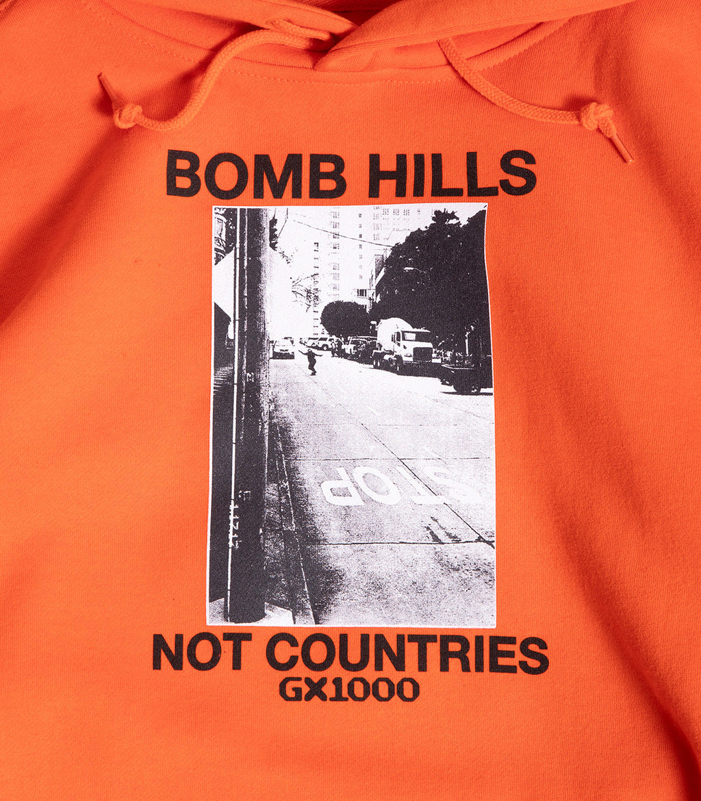 GX1000 Bomb Hills Not Countries Hooded Sweatshirt
