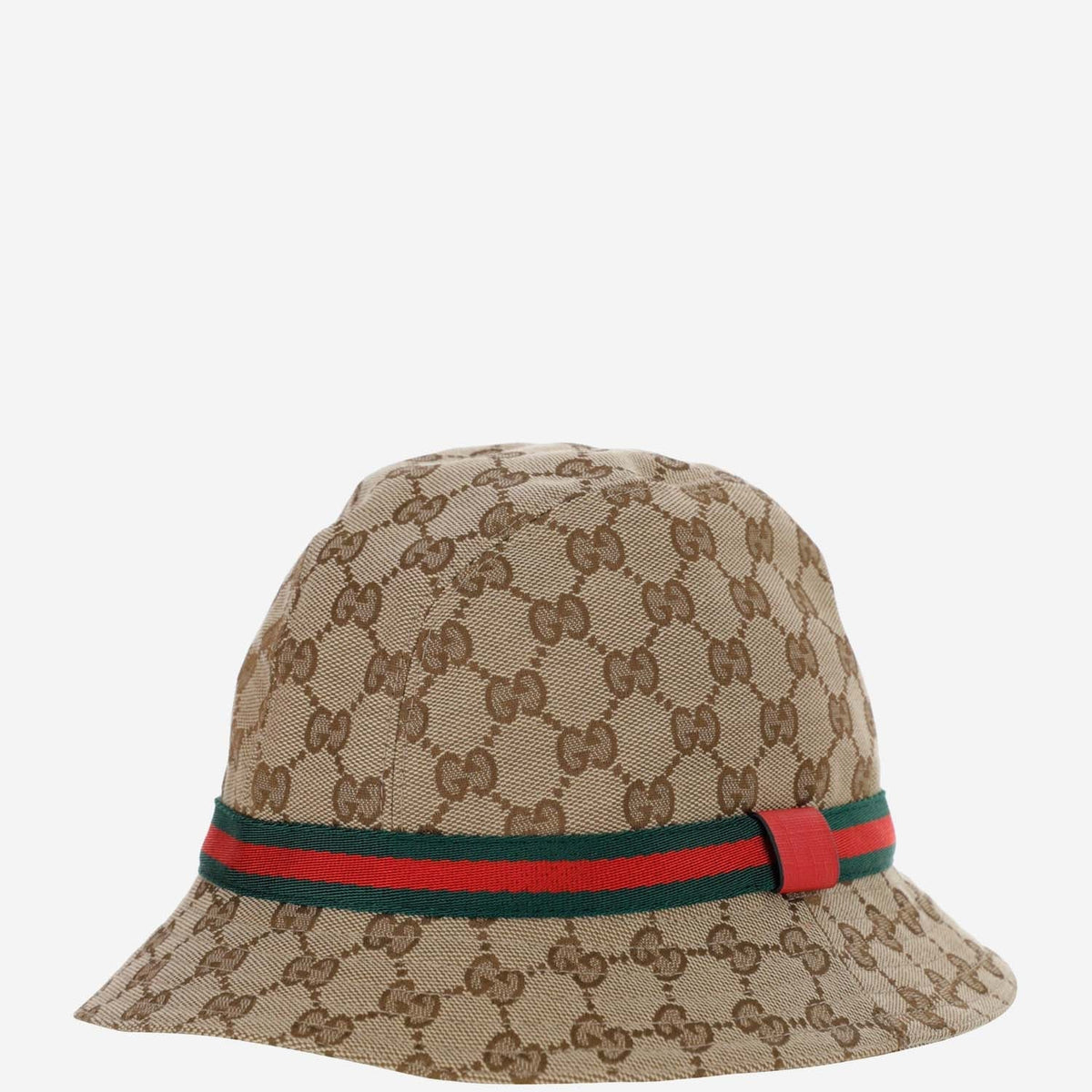 Gucci 411790 GG Monogram Bucket Hat — Beige