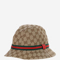 Gucci 411790 GG Canvas Fedora Hat — Beige