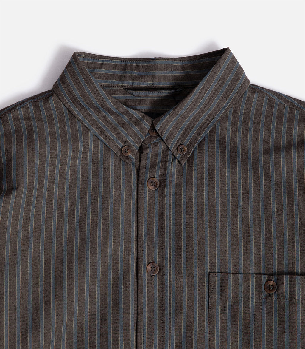 GX1000 Long Sleeve Stripe Button Down Shirt