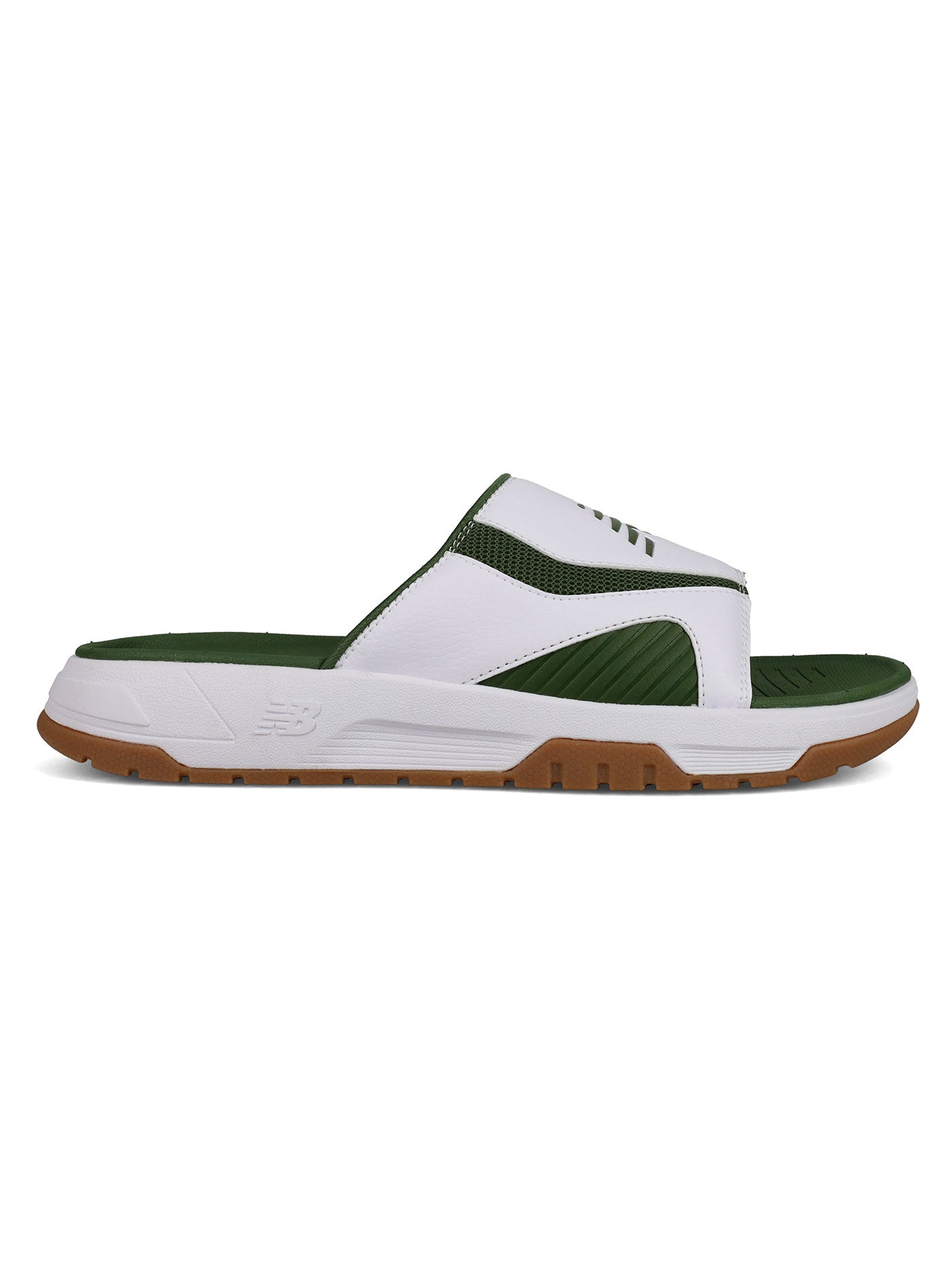 201 Premium V3 White/Dark Alpine Green Sandals