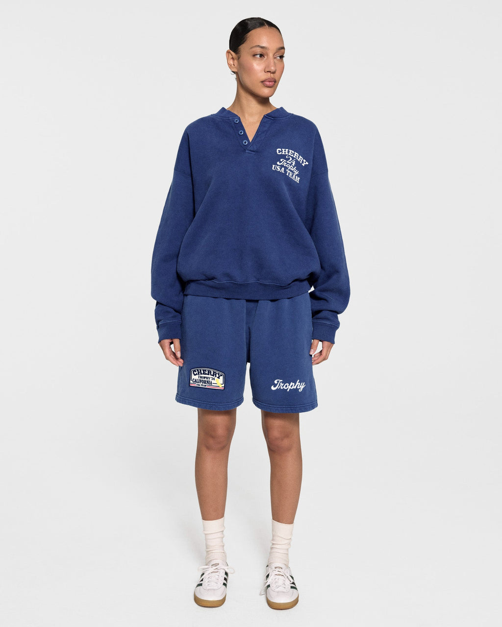 Trophy Henley Crewneck