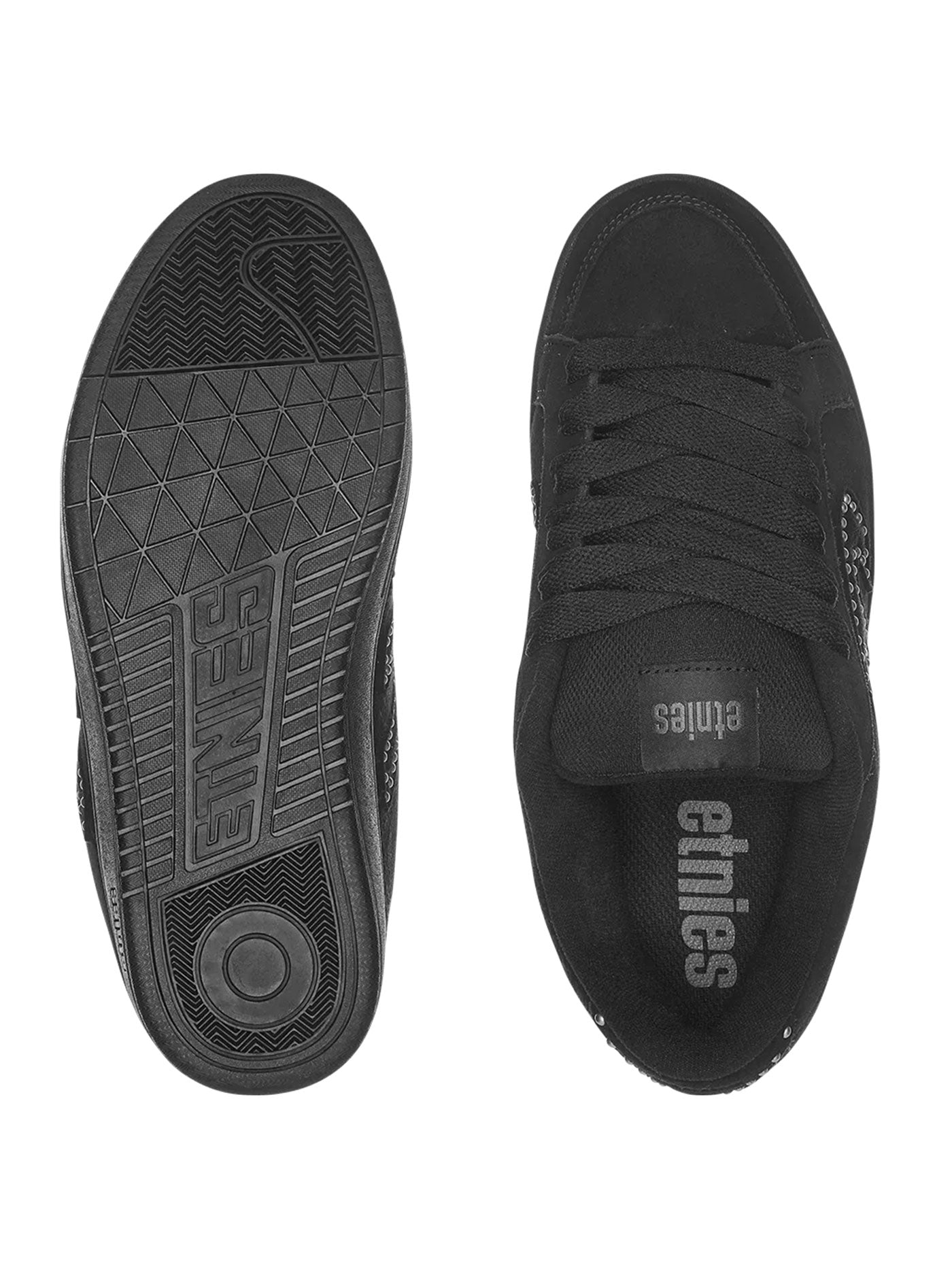 Kingpin Black/Black/Silver Shoes