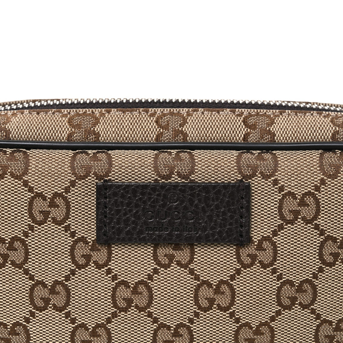 Monogram Belt Bag Dark Brown