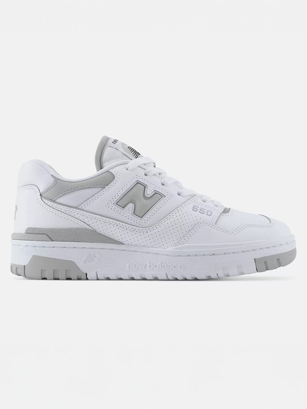 550 White/Raincloud/White Shoes