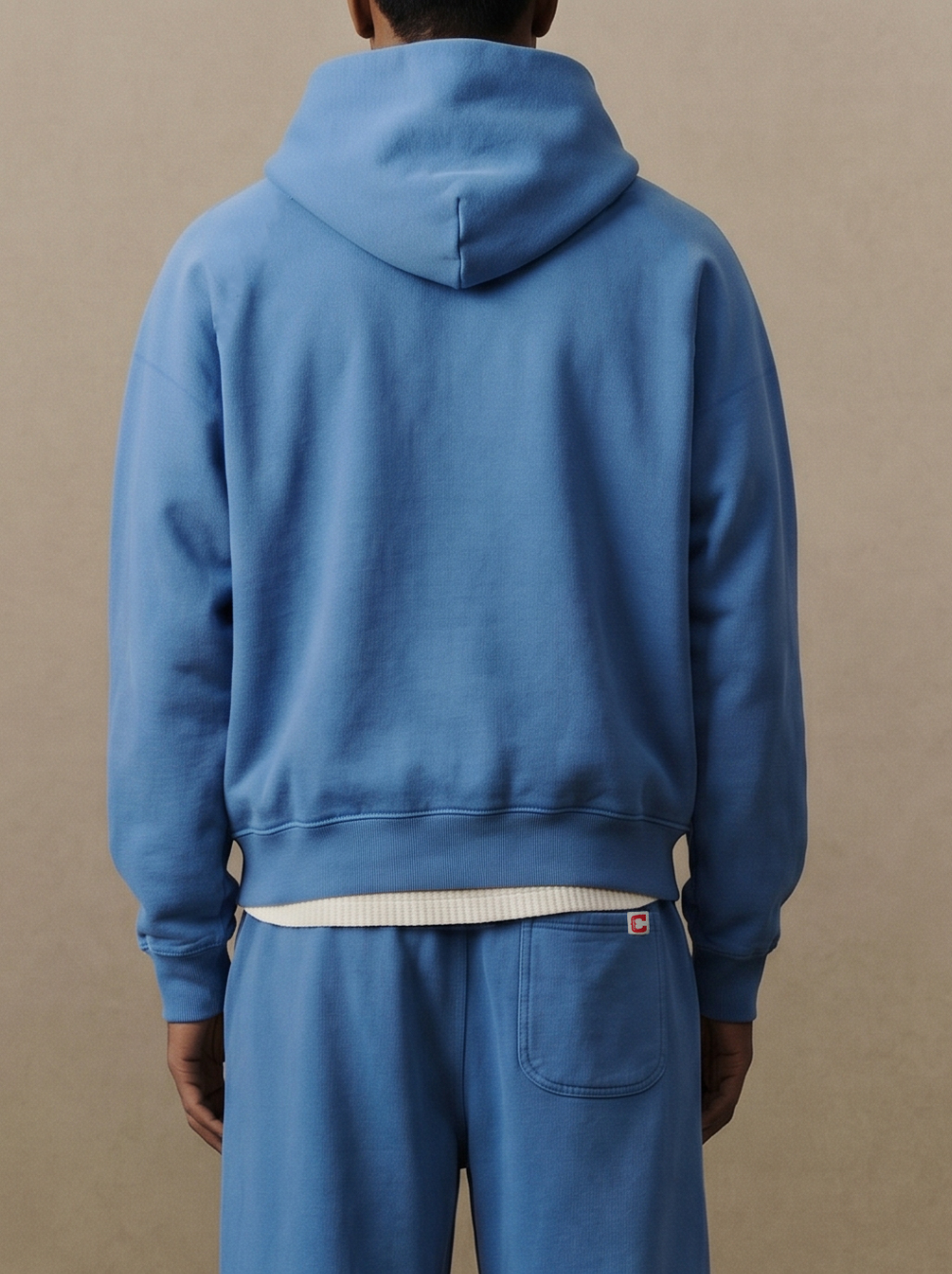 American Classic Pullover Hoodie (Steel Blue)