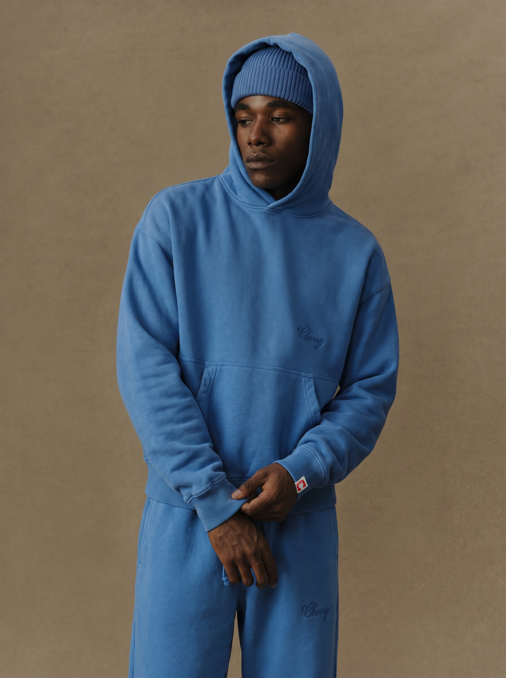 American Classic Pullover Hoodie (Steel Blue)