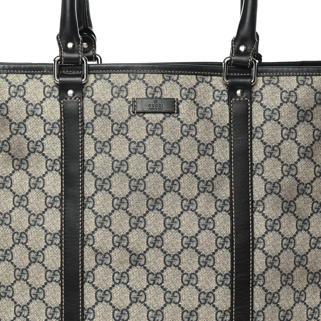 GG Plus Monogram Joy Vertical Tote Navy