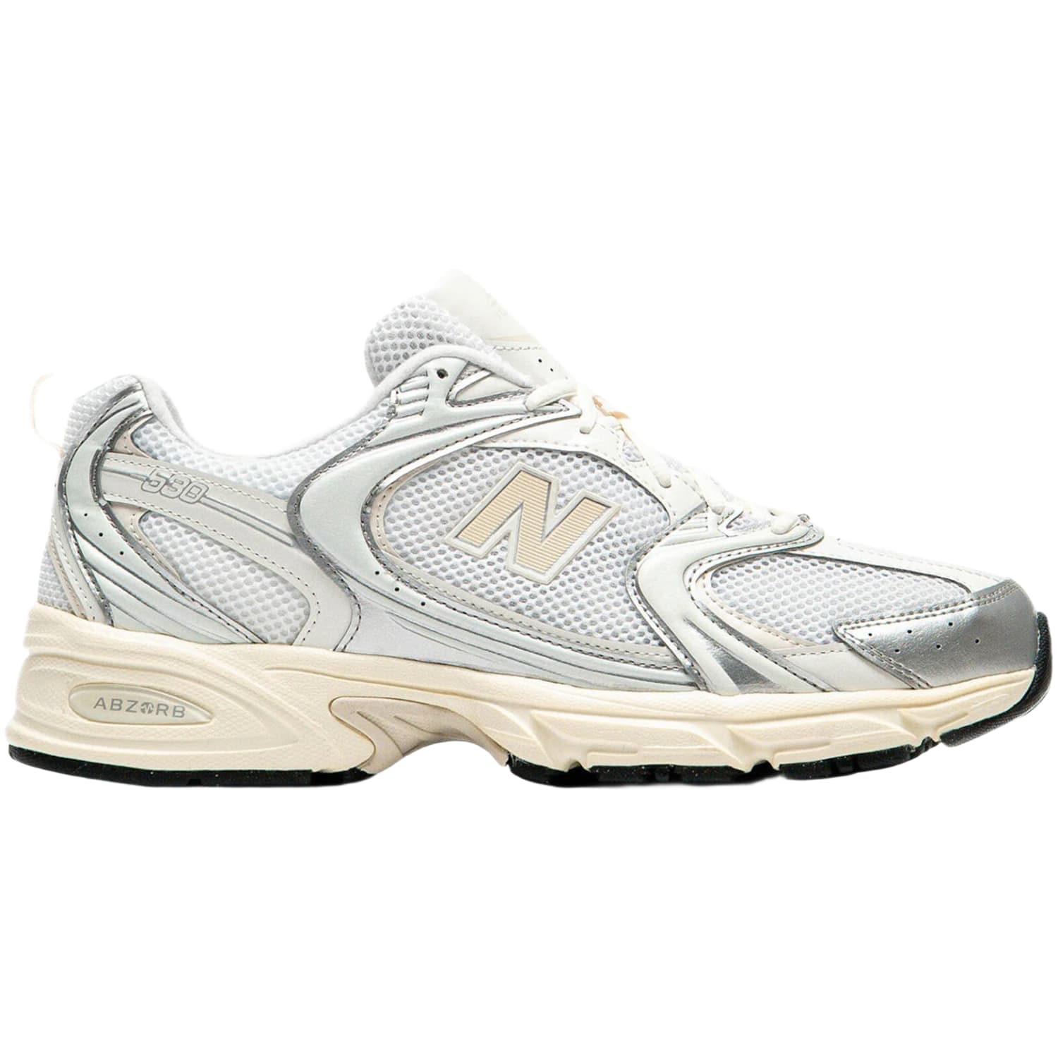 New Balance 530 Silver Metallic Linen