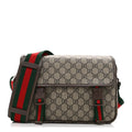 GG Supreme Small Messenger Bag Beige Ebony