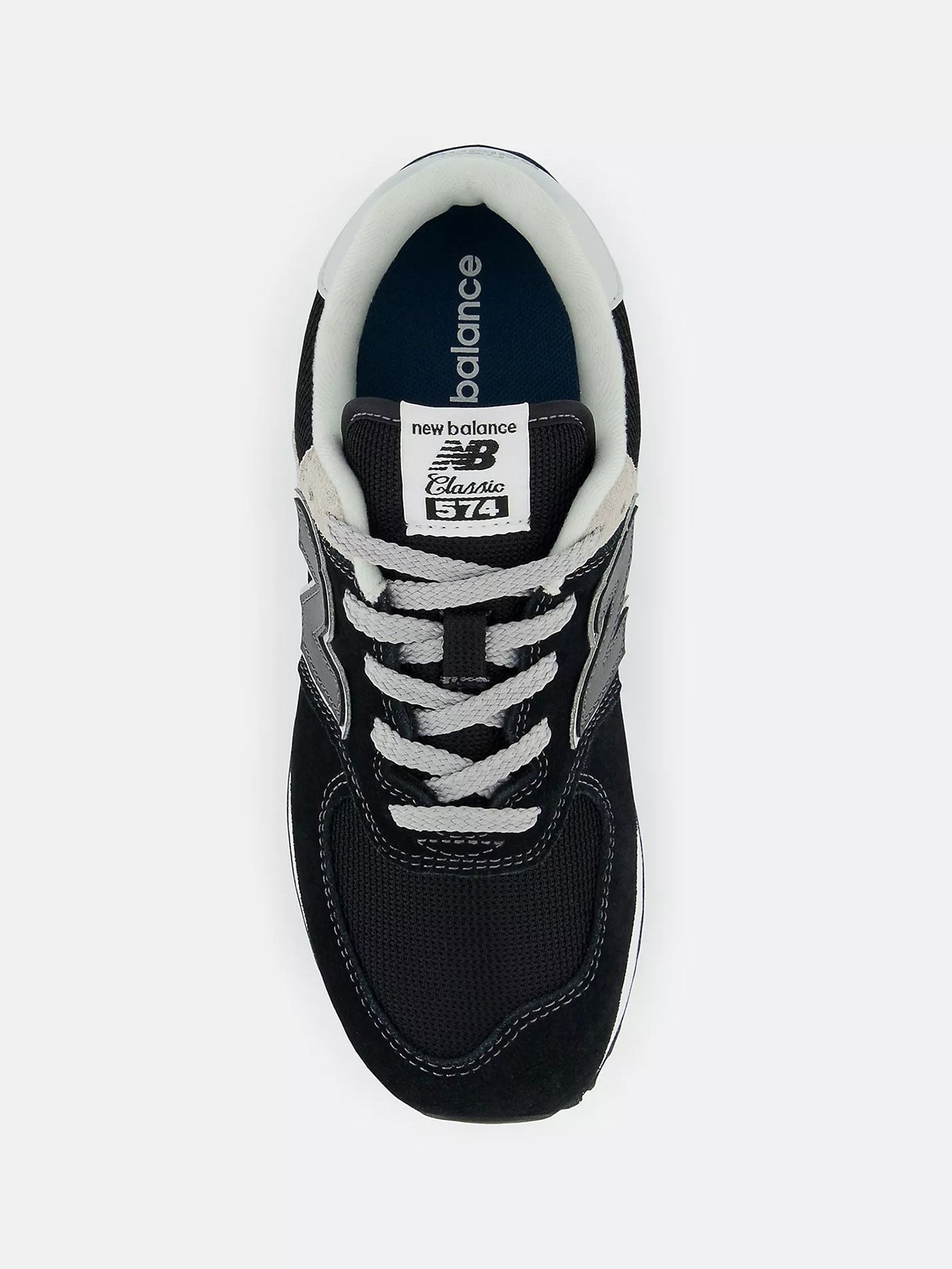 574 Black/White Shoes (Kids)