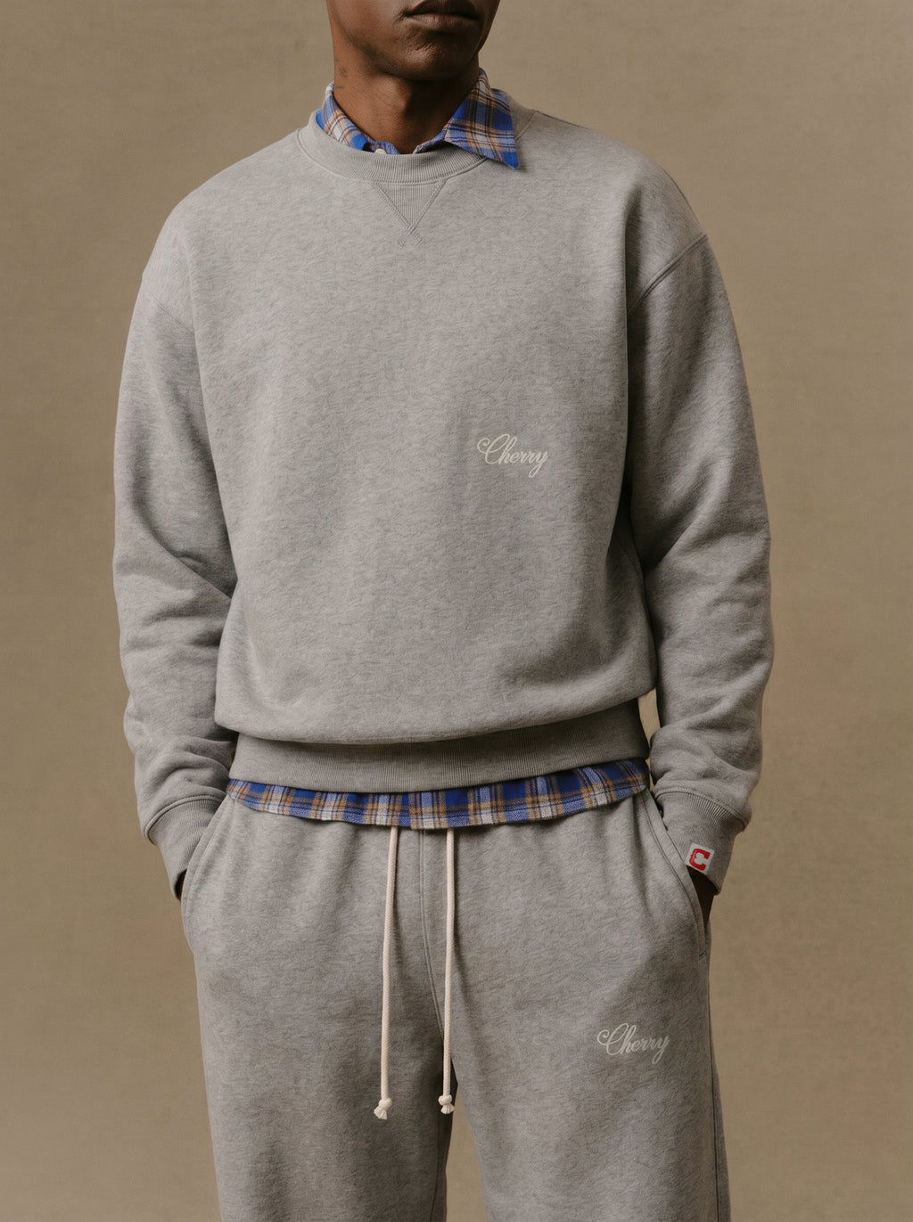 American Classic Crewneck (Heather Grey)