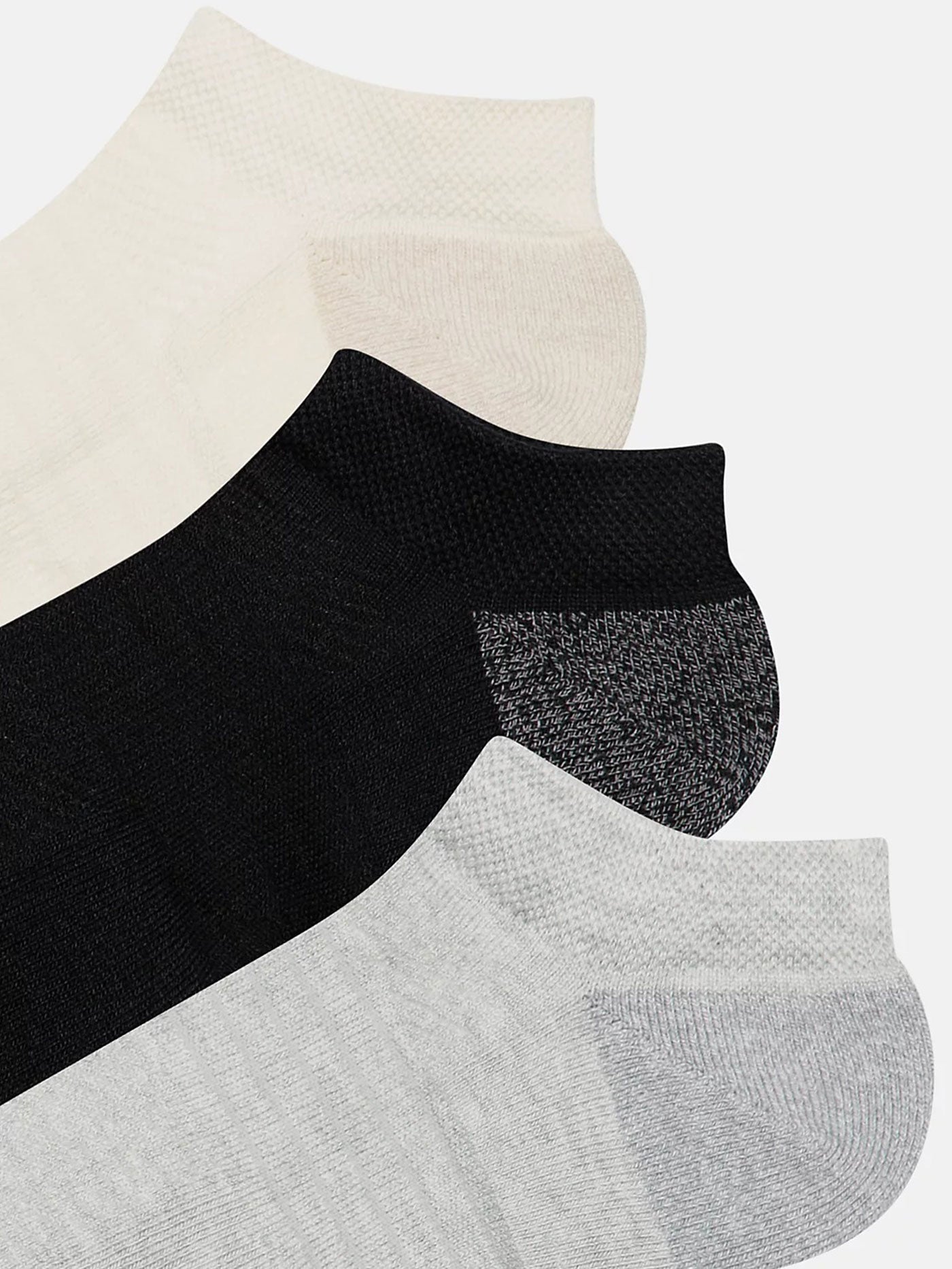 Active No Show 3 Pack Socks
