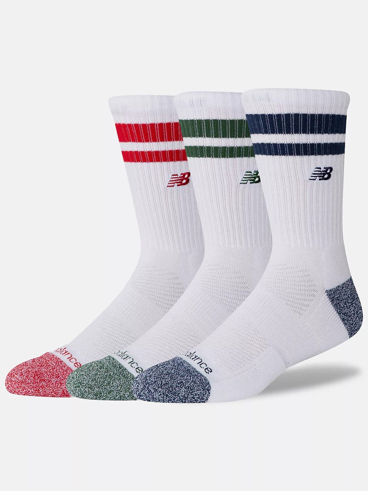 Active Premium Stripe 3 Packs Socks
