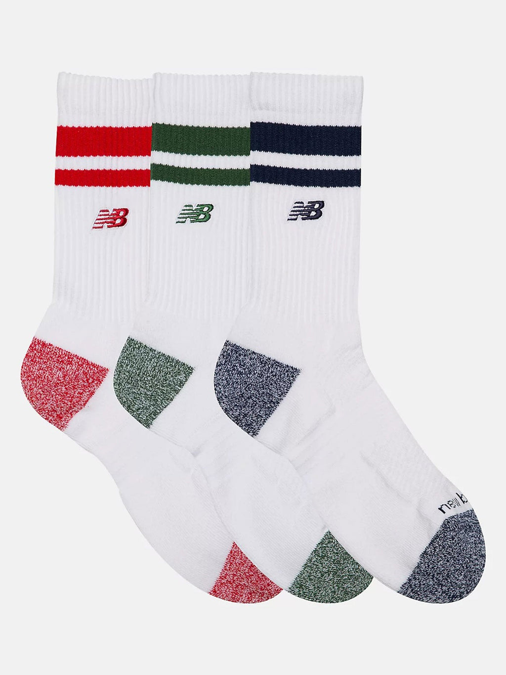 Active Premium Stripe 3 Packs Socks